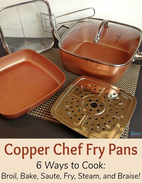 Copper Chef Fry Pans banner Cooper Chef Recipes, Copper Chef Square Pan, Copper Bakeware, Frying Pan Recipes, Copper Cooking Pan, Cooking Eggplant, Cooking Beets, Copper Chef, How To Cook Broccoli