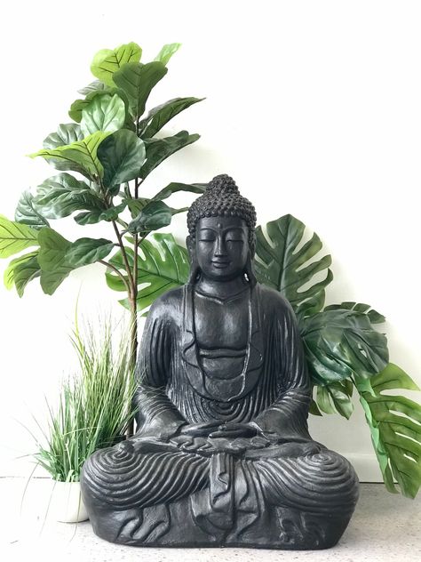 This magnificent Nirvana Buddha is a must have. Simply put this in your household and watch the compliments pour in! If you want to see more, check out our website! Dhyana Mudra, Home Design Store, Buddha Home Decor, Spiritual Style, Buddha Garden, Zen Garden Design, Meditation Area, Zen Space, Western Theme