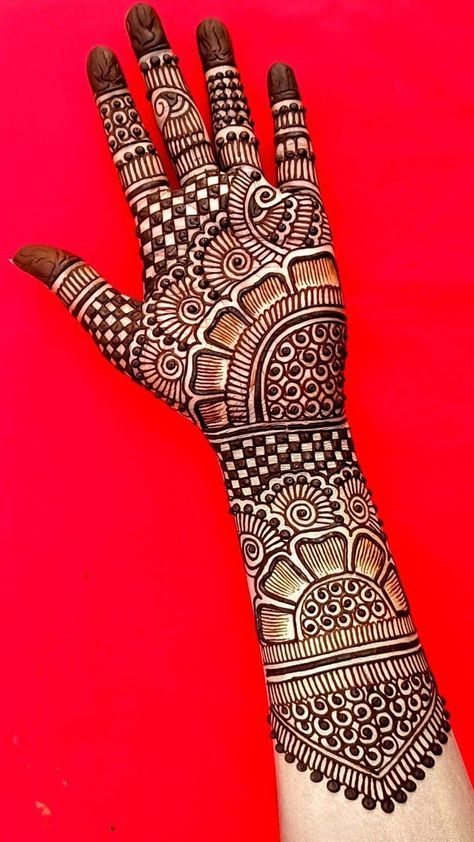 Mehndi Design Full Hand Simple, Simple Mahendi Designs Latest Front Hand, Mehendhi Designs Latest, Easy Mehndi Design Simple Front Hand, Front Mehendi Designs For Hands, Front Henna Designs Easy, Mandhi Design Simple Front Hand Easy, Mahendi Designs Latest Back Hand Arabic, Mehndi Front Designs