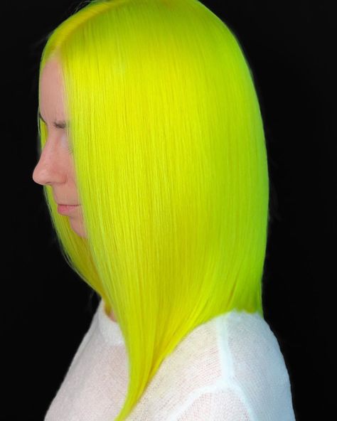 Neon Yellow Hair Color, Neon Yellow Hair, Yellow Hair Color, Black Kids Braids Hairstyles, Coloured Hair, Kids' Braids, Lip Hair, Yellow Hair, Neon Glow