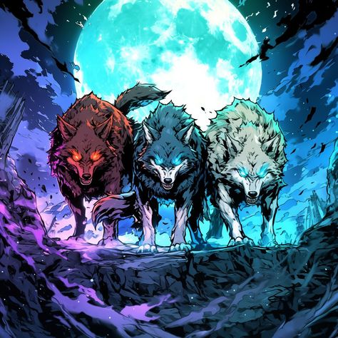 Dire Wolf Art, Wolf Fantasy Art, Wolf Mythology, Wolf Beast, Wolf Anime, Wolf King, Wolf Warriors, Wild Animal Wallpaper, Wolf Images