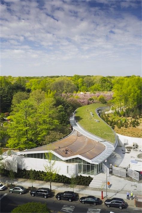 Gallery of Brooklyn Botanic Garden Visitor Center / Weiss/Manfredi - 18 Weiss Manfredi, Brooklyn Botanic Garden, Botanic Garden, Visitor Center, Botanical Gardens, Brooklyn