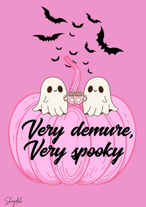 Cute Halloween Drawings, Halloween Wallpaper Cute, Wallpaper Iphone Boho, Wall Art Funny, Pink Pumpkin, Funny Wall Art, Wall Art Pink, Halloween Wallpaper Iphone, Halloween Wall Art