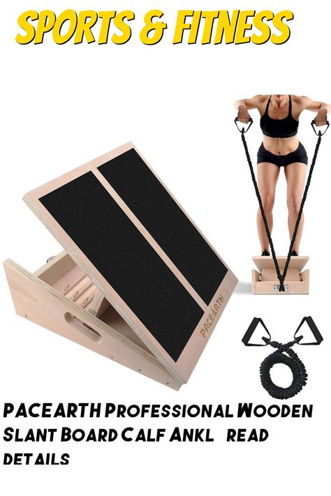 Diy Parkour, Slant Board, Calf Stretcher, Diy Gym Equipment, Resistance Tube, Calf Stretches, Diy Gym, Diy Home Gym, Woodworking Plans Diy