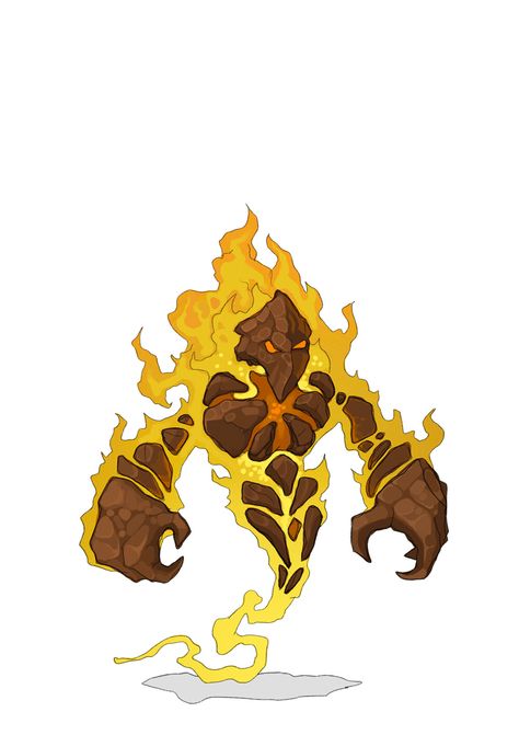 Fire Elemental, Piskel Art, Beast Creature, Comic Layout, New Character, Monster Concept Art, Creature Drawings, Easy Drawings Sketches, Chibi Characters