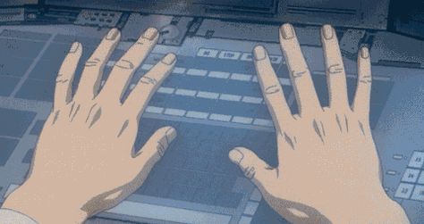 New party member! Tags: keyboard typing fingers ghost in the shell Mamoru Oshii, Kindle Publishing, Keyboard Typing, In Gif, Cyberpunk Aesthetic, Hand Type, Ghost In The Shell, Moving Image, Cool Animations