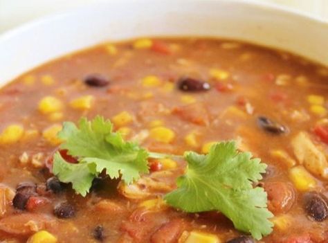 Recipe Photo 8 Can Taco Soup, Can Taco Soup, Can Soup Recipe, 7 Can Soup, Chicken Taco Soup Recipe, Dorito Chicken, Taco Soup Recipe, Chicken Taco Soup, Enchilada Soup