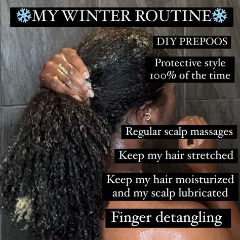 #hairgrowth #hairgrowthchallenge #naturalhairgrowth #naturalhairgrowthchallenge #winterhairroutine #naturalhairroutine #lengthretention #lengthretentionchallenge Hair Care In Winter, Length Retention Hairstyles, Length Retention Natural Hair, Hair Journey Tips, Skincare Content, Growth Challenge, Winter Hair Care, Length Retention, 4c Hair Care