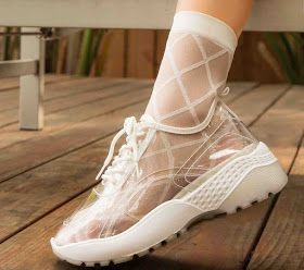 SHOEOGRAPHY: Shoe of the Day | Qupid Terrace-07A Clear Lace Up Sneakers Clear Sneakers, Transparent Sneakers, Clear Aesthetic, Clear Boots, Cute Womens Shoes, Stylish Shoes For Women, Sporty Shoes, Clear Shoes, Yeezy Sneakers