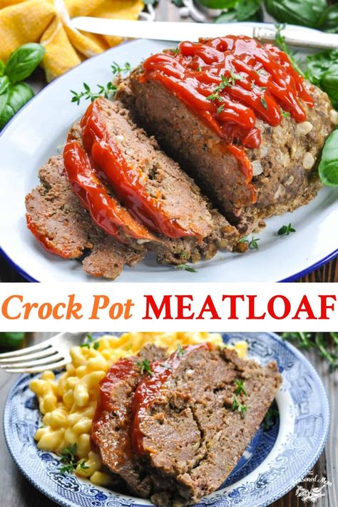 Just set it and forget it! You can "bake" a classic comfort food dinner in your slow cooker with this easy Crock Pot Meatloaf recipe! It's a family-friendly meal for your busiest nights. Ground Beef Recipes | Crock Pot Dinner Recipes | Slow Cooker Dinner Crock Pot Meatloaf, Bacon Cheddar Meatloaf, Cheddar Meatloaf, Crockpot Meatloaf Recipes, Practically Homemade, Tartiflette Recipe, Crockpot Meatloaf, Slow Cooker Meatloaf, How To Cook Meatloaf