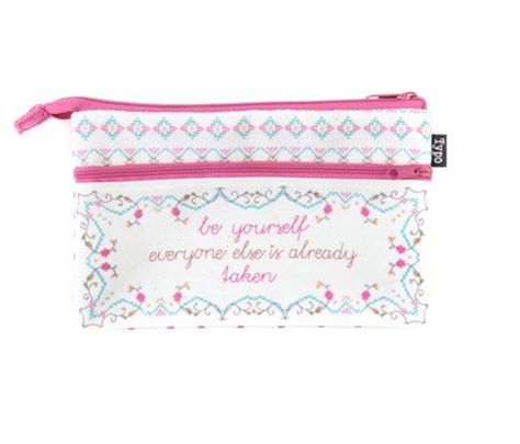 Cute Typo pencil case Typo Pencil Case, Pretty Desks, Pencil Cases For Girls, Stationary Box, Stationary Store, Pencil Bags, Love Yourself, Pet Shop, Cool Gifts