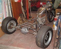 Trike Frame Build - Bikerlifestyle Vw Trikes For Sale, Drift Trike Frame, Chopper Frames, Vw Trike, Trike Kits, Custom Trikes, Diy Go Kart, Reverse Trike, Drift Trike