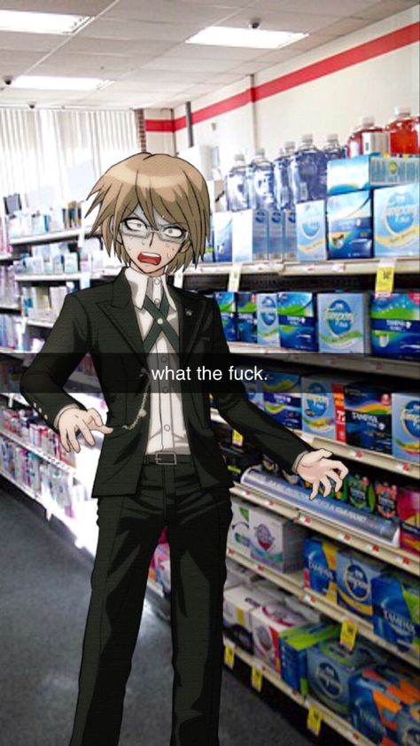 Anime Snapchat, Danganronpa Art, Glume Harry Potter, Byakuya Togami, Danganronpa Funny, Danganronpa 1, Danganronpa Memes, Trigger Happy Havoc, Trigger Happy