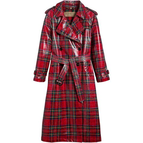 Burberry laminated tartan trench coat (€2.335) ❤ liked on Polyvore featuring outerwear, coats, red, red coat, shiny trench coat, red plaid coats, red tartan coat and red trench coat Mens Fur Collar Coat, Red Plaid Coat, Tartan Coat, Plaid Trench Coat, Burberry Coat, Red Trench Coat, Burberry Trench Coat, Wool Trench Coat, Trench Coat Men