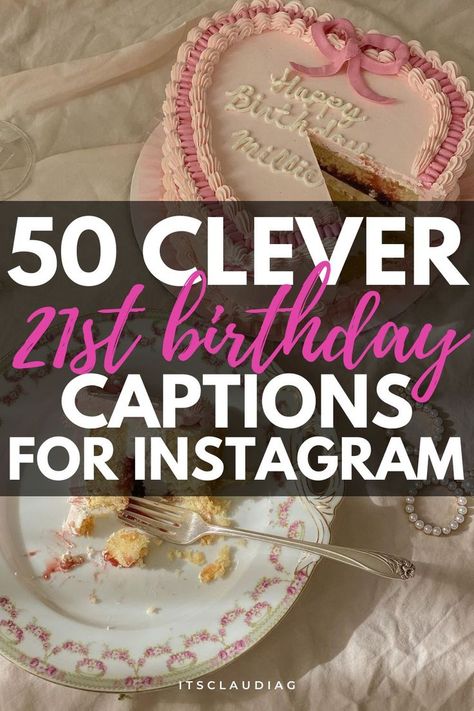 I was looking for 21st birthday captions for best friend because my friend is turning 21 this year and this was super helpful. They show you the best 21st birthday captions for Instagram. Birthday Captions Funny, Birthday Caption For Sister, Birthday Captions For Myself, 21st Birthday Captions, 21 Years Birthday, Best Friend Captions, Guys 21st Birthday, 21st Birthday Girl, Captions For Instagram Posts