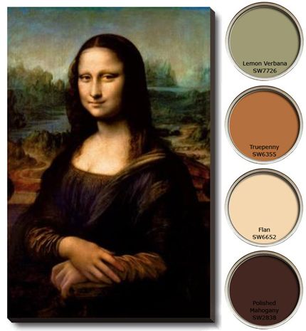 earth tones Famous Color Palettes, Roman Palette, Mona Lisa Color Palette, Caravaggio Color Palette, Mother Gothel Color Palette, Famous Paintings Color Palette, Modern Reinassance Palette Looks, Paint Color Schemes, Color Stories