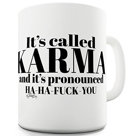 House Motivation, Kaffe Humor, Coffee Mugs Funny, Karma Funny, Friends High, Funny Cups, Mugs Funny, Funny Office, Funny Gifts For Friends