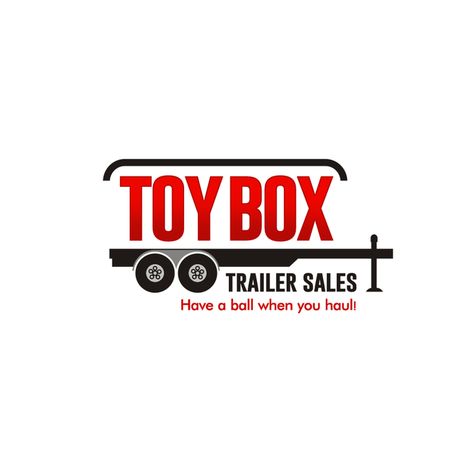 Create a capturing logo for Toy Box Trailer Sales by SPECW Trailer Logo, Box Trailer, Sale Logo, Enclosed Trailers, Service Logo, Cargo Trailers, Flat Bed, Beautiful Locations Nature, Trailers For Sale