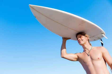 Man holding a surfboard on his head #surferdude #summersurf #surfing #summeractivity #pixhill Surfer Dude, Summer Surf, Detailed Image, Summer Activities, Surfboard, Stock Photography, Surfing, Photography, Summer Fun