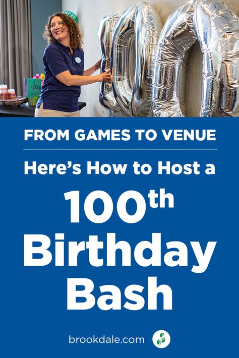 It's not every day you celebrate 100 years of life. Here are some tips on how to celebrate accordingly. 🎂 96th Birthday Party Ideas, 100 Year Old Birthday Party Ideas, 100th Birthday Party Decorations, 100 Years Celebration, Parenting Adult Children, 100th Birthday Party, Epic Party, Party Tips, Party Catering