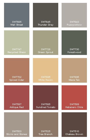 Interior Paint Colors for 2015 - Bing Images Color Palette For Home, Paint Color Schemes, Pallet Painting, Interior Paint Colors, Fashion Autumn, Exterior Paint Colors, Color Display, Autumn Colors, Paint Schemes