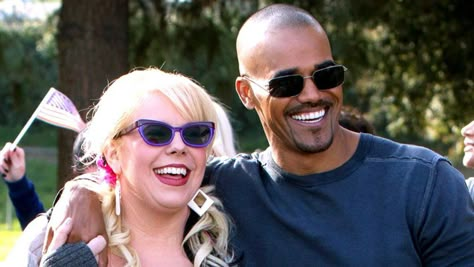 The truth about Penelope and Morgan on Criminal Minds Penelope And Morgan, Derek And Penelope, Derek Morgan And Penelope Garcia, Derek Morgan Aesthetic, Penelope Garcia Aesthetic, Morgan And Garcia, Kirsten Vangsness, Behavioral Analysis Unit, Penelope Garcia