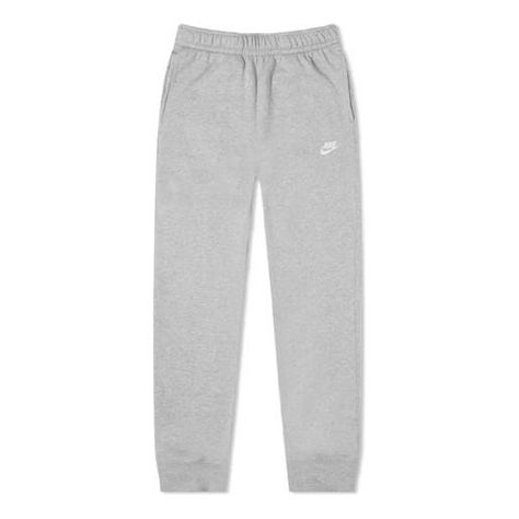 Nike Club Sweat Sports Elastic Waistband Fleece Casual Long Pants light grey BV2671-063 Grey Nike Sweatpants Outfits, Light Grey Sweatpants, Gray Sweatpants Man, Grey Nike Sweats, Gray Sweatpants Outfit, Nike Sweatpants Mens, Nike Grey Sweatpants, Grey Nike Joggers, Grey Pants Men