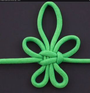 fleur de lis knot Scout Knots, Eagle Scout Ceremony, Cub Scout Activities, Eagle Scouts, Wood Badge, Lucet, Scout Activities, Scouts Crafts, Scout Camping