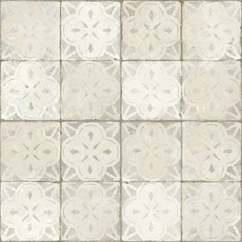 French Country Tile, Vintage Tegel, Living Apartment, Vintage Tiles, Grey Floor Tiles, White Wall Tiles, Metro Tiles, House Updates, Casa Country