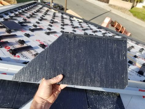 Everything You Need To Know About Version 3 Of Tesla's New Solarglass Roof Tiles | CleanTechnica Tesla Roof Tiles, Tesla Roof, Energy Saving House, Tesla Solar Roof, Cheap Solar Panels, Tesla Solar, Solar Tiles, Solar Shingles, Cheap Solar