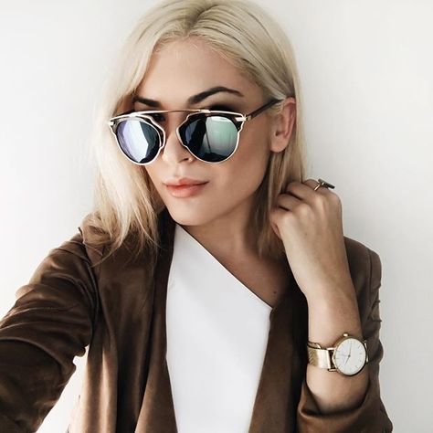 This week's followers of the week are @sheo4life and @YoungxxWild ! I'll tag them below so you can follow them! Dior So Real Sunglasses, Dior Eyeglasses, Mens Designer Sunglasses, Fashion Sunglasses, Sunnies, Eyebrows, Sunglasses Women, A Woman, Fashion Beauty