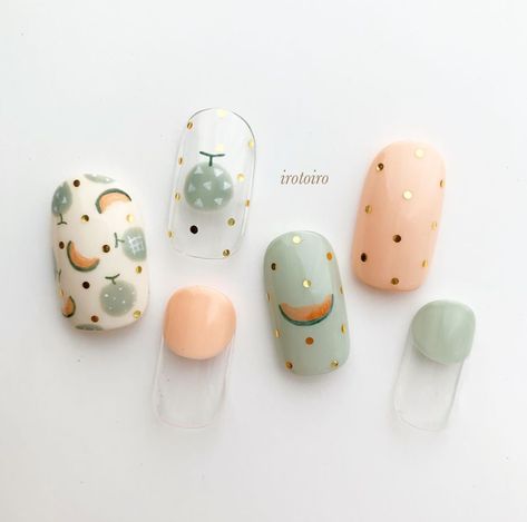 Nail Designs Gel, Nail Natural, Modern Nail Art, Korean Nail Art, Beauty Nails Design, Modern Nails, Korean Nails, Baby Nails, Japanese Nails