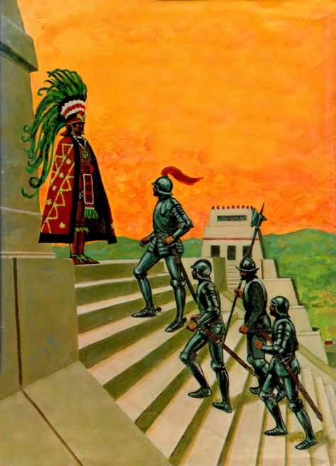 Aztec Emperor, Mexican Artwork, Aztec Civilization, Aztec Empire, Maya Art, Mexican Culture Art, Mexico History, American Indian History, Aztec Culture