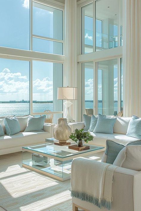 Urban Living Room Ideas, Coastal Apartment Decor, Urban Living Room Design, Coastal Apartment, Urban Living Room, Dream Life House, Coastal Living Rooms, Coastal Living Room, Coastal Interiors