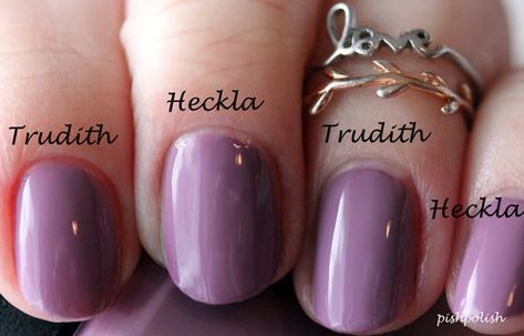 Zoya Trudith vs OPI One Heckla of a Color A Color, My Way, The Collection, Nail Polish, Nails, Color