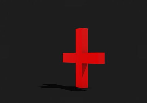 Red Swiss Cross made by me as a 3D asset. #swiss #red #instagood #3dmodeling Swiss Cross Wallpaper, Red Cross Day Poster, Cheap Red Cross Necklace, Red Swiss Cross Art, Red Cross Society, Swiss Cross, 3d Assets, Made By Me, Red