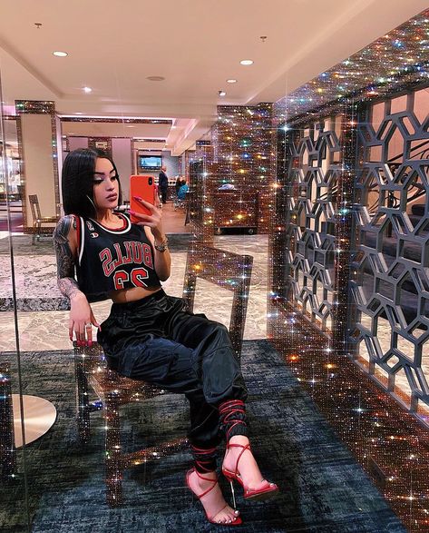 @jaszycortez | @thelornamorris has bomb pins! 🤍 Yg Concert Outfit, Hosting Outfits, Jasmine Cortez, Club Attire, Patterns Wallpaper, Photoshoot Idea, Streetwear Fashion Women, Cute Swag Outfits, Refashion Clothes