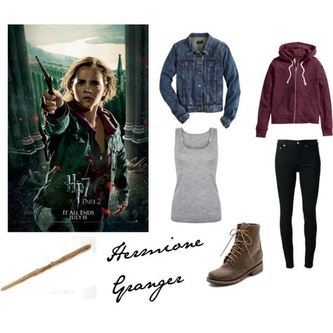 Griffindor Outfits, Hermione Granger Style, Hermione Granger Outfits, Hogwarts Outfits, Harry Potter Cosplay, Harry Styles Funny, Movie Inspired Outfits, Harry Potter Style, Harry Potter Hufflepuff