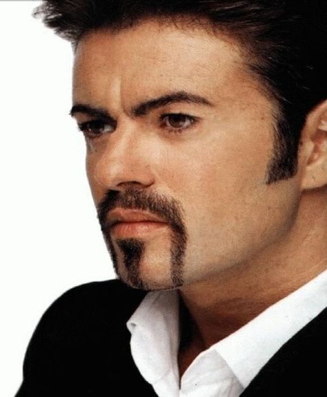 horse-shoe George Michael Lyrics, Horseshoe Mustache, George Michael Poster, Types Of Facial Hair, Mustache And Goatee, George Michael Music, Moustache Style, Soul Patch, Andrew Ridgeley