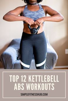 Standing Kettlebell Ab Workout, Kettlebell Abs Workout, Kettlebell Workout Routine, Kettlebell Core Workout, Kettlebell Ab Workout, Kettlebell Workouts For Women, Stomach Workouts, Kettle Ball, Kettlebell Workout Routines