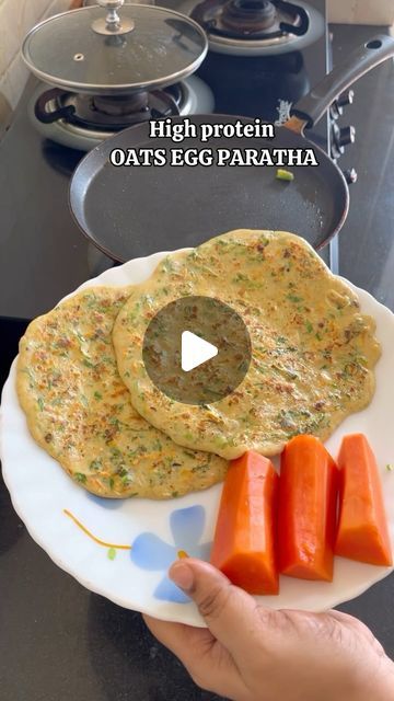 Sheela Basavant on Instagram: "High Protein Oats Egg Paratha 💪 

[ healthy breakfast, healthy , egg paratha , egg recipes , egg special, workout meal, oats recipe, oats, oats paratha , oats recipes, recipes, breakfast]

#oatsparatha #paratha #oats #oatsrecipe #oatsrecipes #paratharecipes #reels #recipe #food #kannadarecipes #karnataka #instagram #supersaviruchi #cooking #viral #trend #trending #healthy #healthyfood #breakfast #breakfastrecipes #health #protein #proteinrecipes #proteinrich #oatsmeal #eggrecipes #egg #eggs #indianfood" Diet Breakfast Ideas Indian, Oats Recipes Indian Healthy, High Protein Oats, Oats Recipes Indian For Diet, Pitta Breakfast Ayurveda, Egg Paratha, Protein Oats, Food Plan, Paratha Recipes