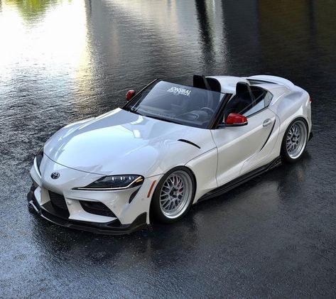 2020 Toyota Supra Speedster Could Make You Forget About The BMW Z4 | Carscoops Toyota Convertible, Honda Accord Sport, Japanese Sports Cars, Car Tattoos, Latest Car, Ae86, Bmw Z4, Electric Vehicles, Toyota Cars