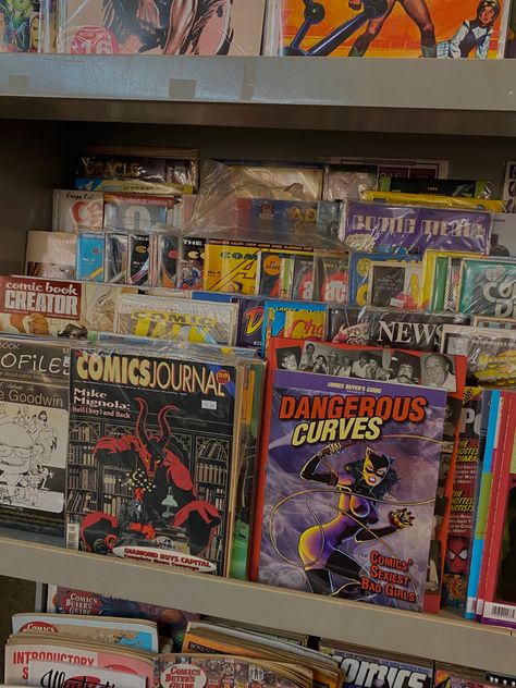 Comic Collection Aesthetic, Comic Books Aesthetic, Reading Comics Aesthetic, Reading Comic Books Aesthetic, 80s Comic Book Aesthetic, Comic Book Collection Aesthetic, Old Comic Books Aesthetic, 3 Spiderman, Movie Rental