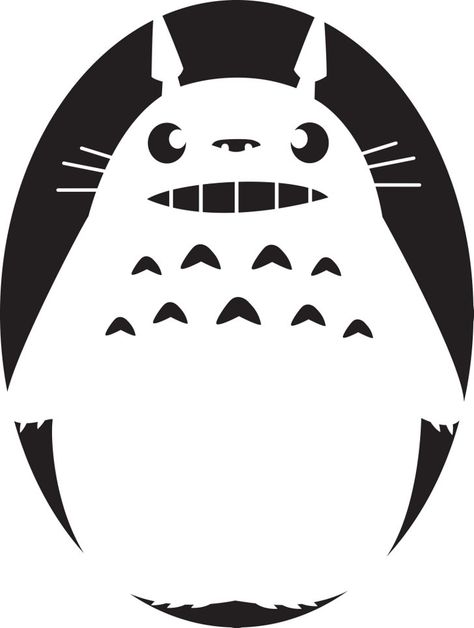 Studio Ghibli Pumpkin, Ghibli Pumpkin, Totoro Pumpkin, Pumpkin Carving Template, Pumpkin Templates, Printable Pumpkin Stencils, Halloween Pumpkin Stencils, Carving Templates, Pumkin Carving