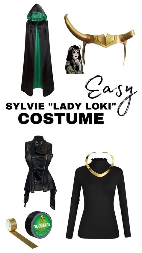 East DIY Marvel Themed Costumes for Halloween Using Regular Clothes All Things with Purpose Sarah Lemp 1 Diy Avengers Costume For Women, Girls Marvel Costume, Lady Loki Costume Diy, Marvel Womens Costume, Loki Cosplay Female Diy, Diy Sylvie Costume, Easy Loki Costume, Loki Halloween Costume Women Diy, Loki Diy Costume Women