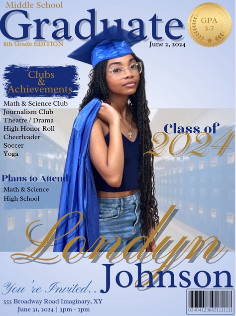 Magazine cover graduation idea made with canva Graduation Magazine, Logic And Critical Thinking, Magazine Design Cover, Design Cover, Magazine Design, Critical Thinking, Magazine Cover, Logic, Cover Design