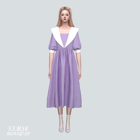 SIMS4 Marigold CC • Sims 4 Downloads • Page 16 of 219 Marigold Sims 4, David Sims, Sims 4 Downloads, Best Sims, Chiffon Dress Long, Cc Sims, Clothing Tags, Sims 4 Cc, Sims 4 Custom Content