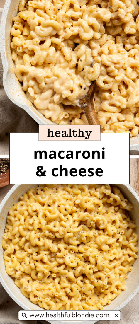 This healthy mac and cheese is easy, cheesy, and ready in under 20 minutes. Packed with 22 grams of protein per serving, it’s a lighter version made with cottage cheese. No need for breadcrumbs, heavy cream, or the oven! Creamy Mac N Cheese Recipe, Creamy Mac N Cheese, Healthy Mac N Cheese Recipe, Easy Macaroni And Cheese, Healthy Mac And Cheese, Healthy Cravings, Healthy Mac N Cheese, Kids Dinner, Easy Macaroni