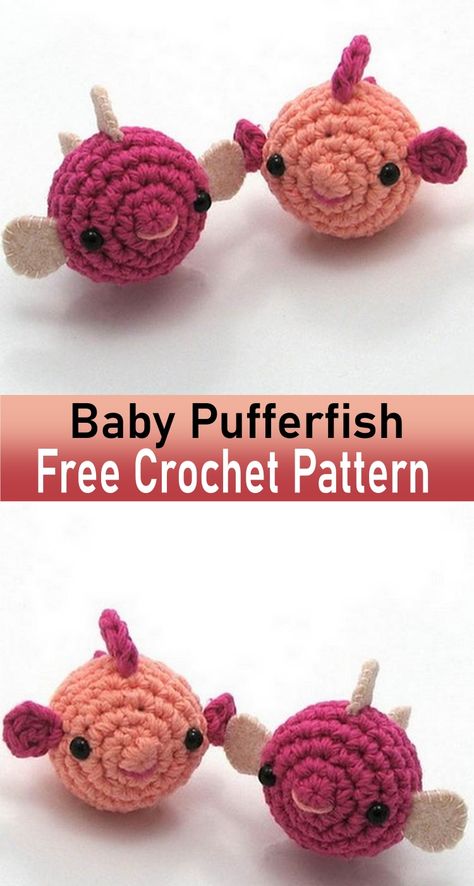 A delightful crochet pufferfish amigurumi is both fun and rewarding. This pattern uses simple materials like soft yarn, a crochet hook, stuffing, and safety eyes to bring your pufferfish to life. Worsted-weight yarn is recommended, and you’ll need about 50 grams of it. The pattern is quite flexible and can be adjusted to make different sizes of pufferfish. It includes detailed step-by-step instructions with visual aids to guide you through the process. You’ll need to know basic crochet stitches Pufferfish Amigurumi, Pufferfish Crochet, Baby Dress Diy, Crochet Organizer, Crochet Diaper Cover, Crochet Snowman, Crochet Sweater Pattern Free, Basic Crochet, Puffer Fish