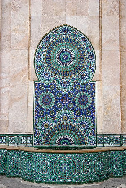 Mosaic and Fountain, Casablanca, Morocco Black Room Aesthetic, Bohemian Room Decor, Trippy Room Decor, Witch Room Decor, Room Decor Grunge, Room Decor Dark, Casablanca Morocco, Vintage Room Decor, Pastel Room